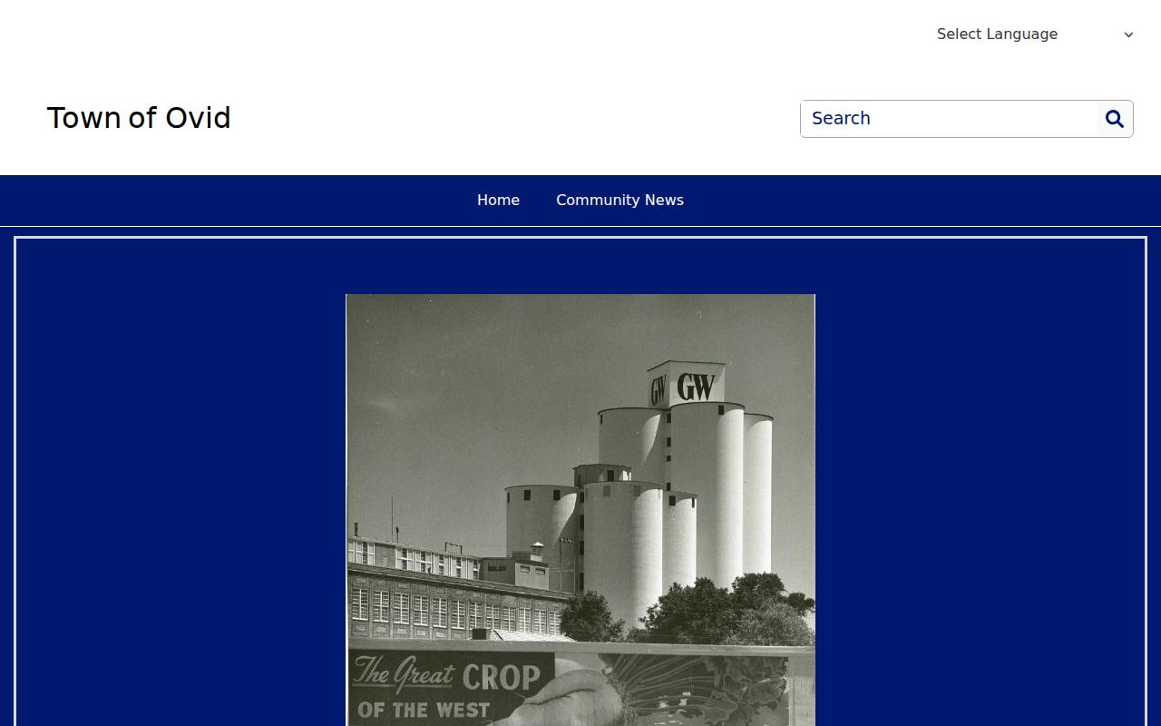 Ovid court records and Town of Ovid official contact page