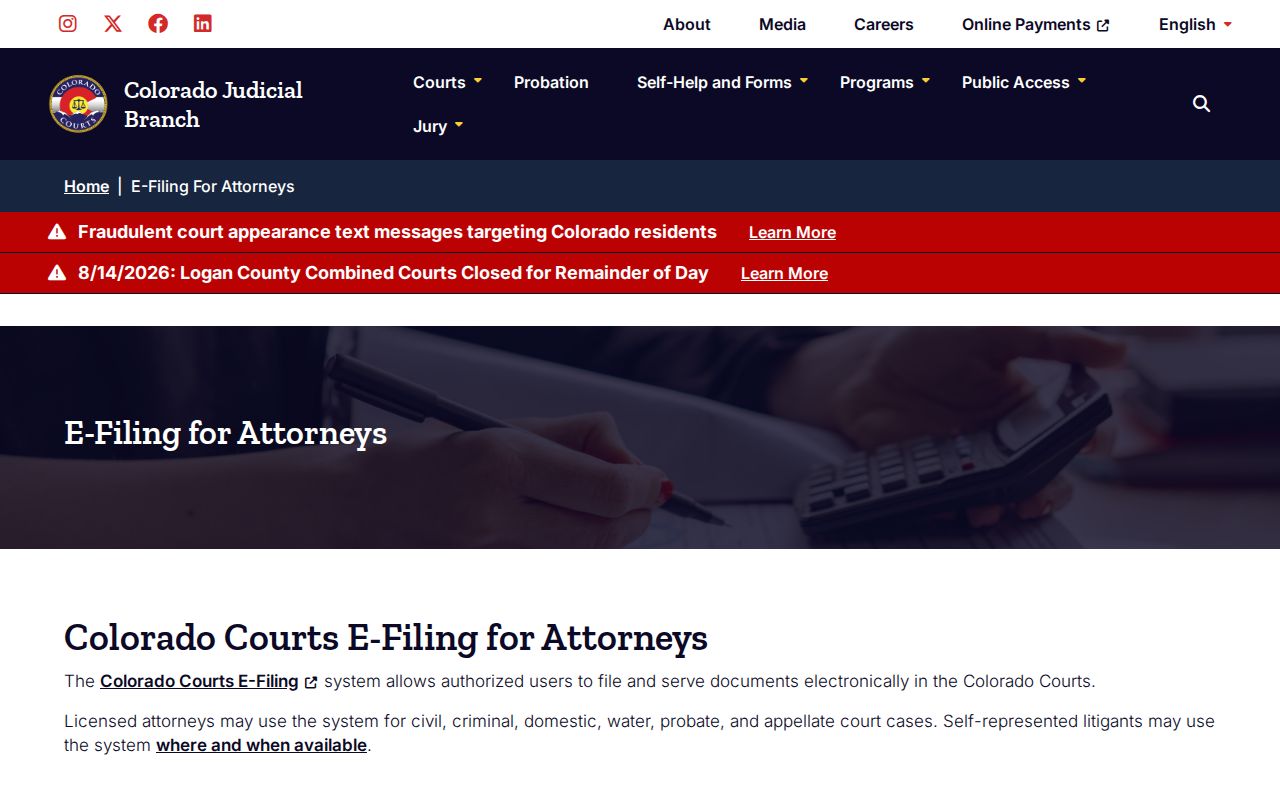 Sedgwick County civil court docket attorney e-filing access