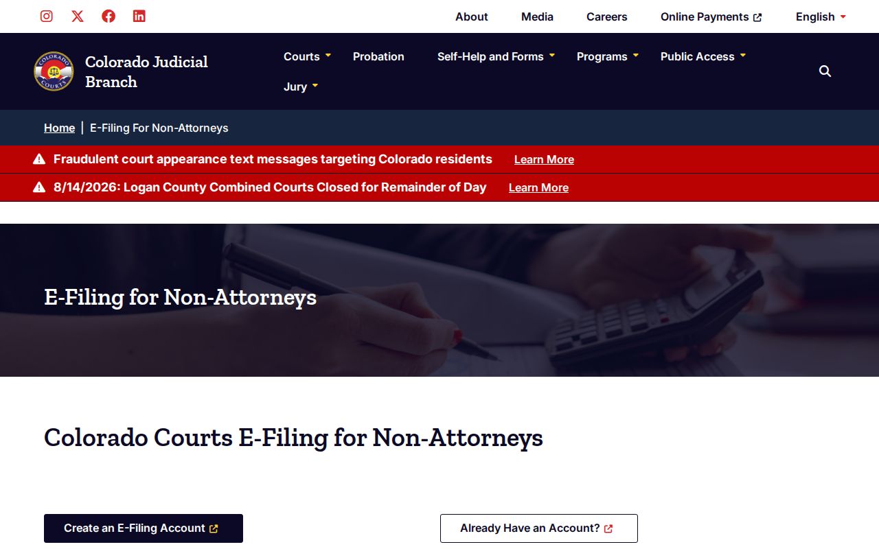 Sedgwick County civil court docket non-attorney e-filing instructions