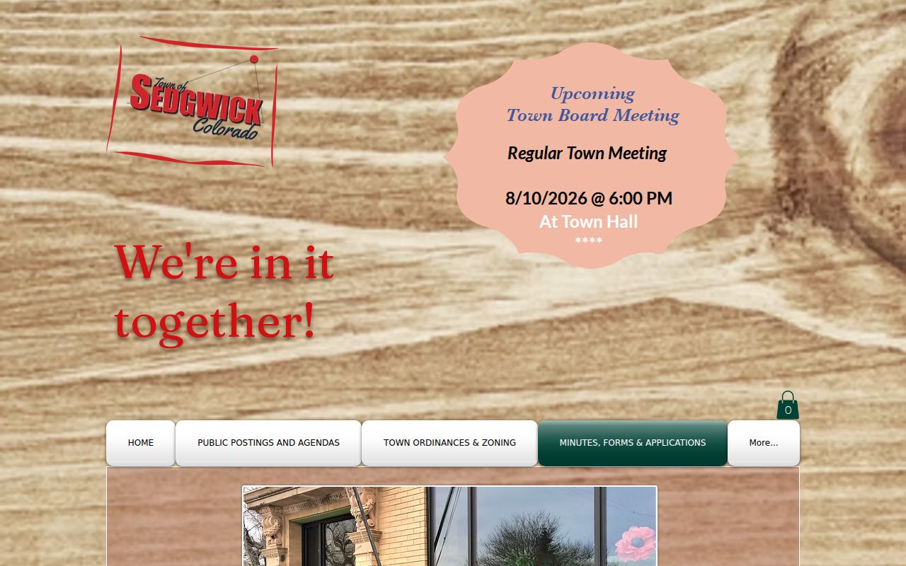 Sedgwick court records town government request channel